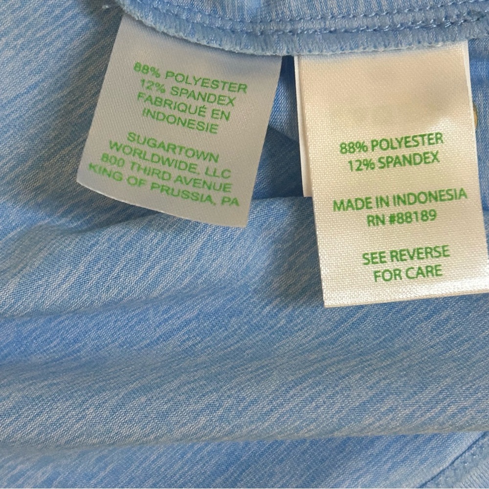 Lilly Pulitzer Solia UPF 50+ Dress Heathered Frenchie Blue Small Pockets EUC - Picture 9 of 12